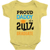 Class of 2017 Proud Daddy Graduation Baby Onesie