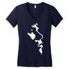 ian brown the stone roses indie music god Women's V-Neck T-Shirt