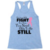 the lord will fight for you, you need only to be still Racerback Tank