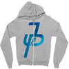 jake paul blue Zipper Hoodie