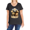 sloth motion Ladies Curvy T-Shirt