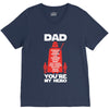 dad you're my hero V-Neck Tee