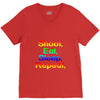 shoot eat sleep repeat gun V-Neck Tee