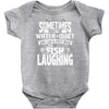 you can almost hear the fish laughing! Baby Bodysuit