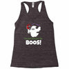 i,m just here for the boos! Racerback Tank