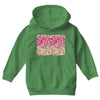 pink triangle print Youth Hoodie
