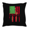 fist raised and proud! Throw Pillow