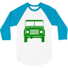 defender land rover 3/4 Sleeve Shirt