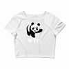 wtf panda Crop Top