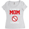 I Am A Mom Against Vaping Women's Triblend Scoop T-shirt