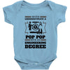 Never Underestimate A Pop Pop With An Engineer Degree Baby Onesie