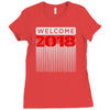 welcome heapy newyear Ladies Fitted T-Shirt