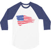united states of america 3/4 Sleeve Shirt
