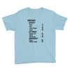 contents list Youth Tee