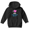 i love july especially the 4th Youth Hoodie