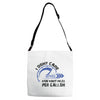 I Don't Care How Many Miles Per Gallon Adjustable Strap Totes