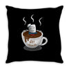 marshmallow man Throw Pillow