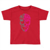 two coloured skull Toddler T-shirt