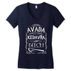 avada kedavra bitch funny hp cool Women's V-Neck T-Shirt