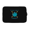 IT'S NEVER A CRIME TO EXIST Franky  One Piece Laptop sleeve