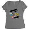 gold all in my ring Women's Triblend Scoop T-shirt