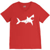 shark 'bite me' V-Neck Tee