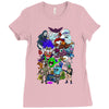 i ain't afraid of no ghosts Ladies Fitted T-Shirt