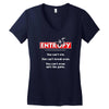 entropy Women's V-Neck T-Shirt