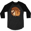pancake pug 3/4 Sleeve Shirt