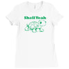 shell yeah turtle Ladies Fitted T-Shirt