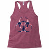 floral hazard Racerback Tank