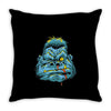 mad monkey Throw Pillow