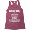 Super August Girl Racerback Tank