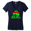 turtles  splinter ninja serie funny Women's V-Neck T-Shirt
