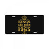 kings are born in 1965 License Plate