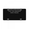 assassins slogan License Plate