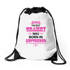 The Best Grammy Was Born In Sebtember Drawstring Bags
