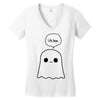boo Women's V-Neck T-Shirt