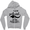 New Aunt 2018 Rokie Dept. Zipper Hoodie
