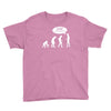 banksy funny human evolution indie Youth Tee