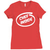 chef cook funny new Ladies Fitted T-Shirt