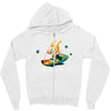 chaos and destruction Zipper Hoodie