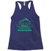 This Guy Loves Camping With His Girlfriend Racerback Tank