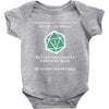 natural 1   orc Baby Bodysuit
