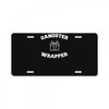 gangster wrapper License Plate