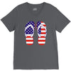 paire de tongues am&eacute;ricaine V-Neck Tee