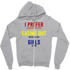 i prefer eating out girls Zipper Hoodie