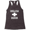 orgasm donor funny Racerback Tank