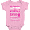quens are born in january Baby Bodysuit