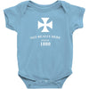 not really here tumblr gift present 1880 Baby Onesie